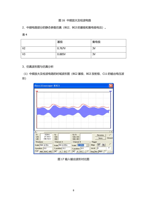 博士618收音机组装与调试课程设计报告.docx