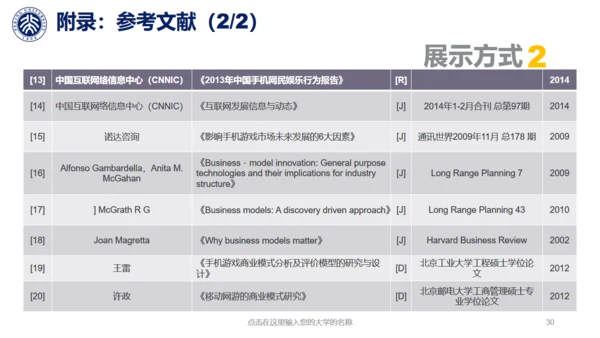 北大环境工程毕业答辩通用PPT模板