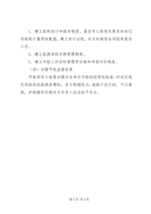 机关单位节能工作计划 (2).docx