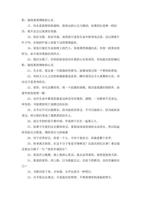 分手情话摘抄五篇.docx