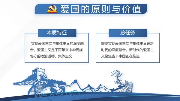 蓝色党支部党建年终述职报告工作总结动态PPT