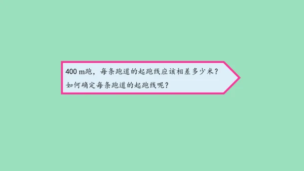 （2023秋新插图）人教版六年级数学上册  确定起跑线（课件）