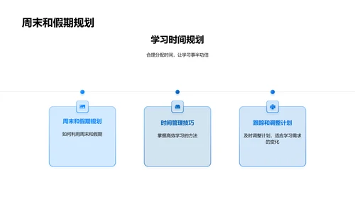 高一学习规划讲解PPT模板