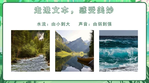 部编文三年级上册第二十一课大自然的声音PPT模板