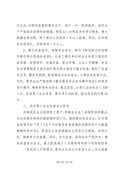 市场监管局企业复工复产有关情况汇报.docx