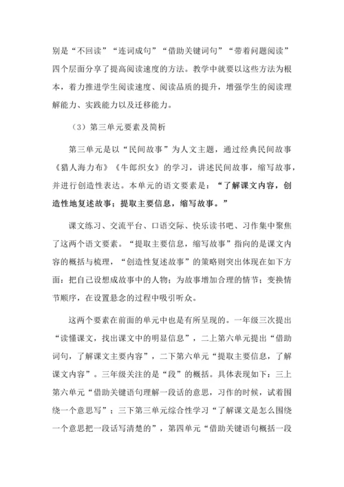 统编版五年级单元语文要素及教学策略、习作编排特点及教学经验.docx