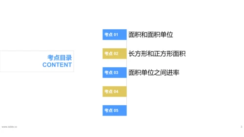 专题五：面积复习课件(共26张PPT)三年级数学下学期期末核心考点集训（人教版）