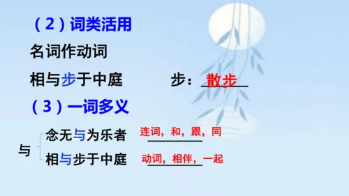 11 短文二篇《记承天寺夜游》课件