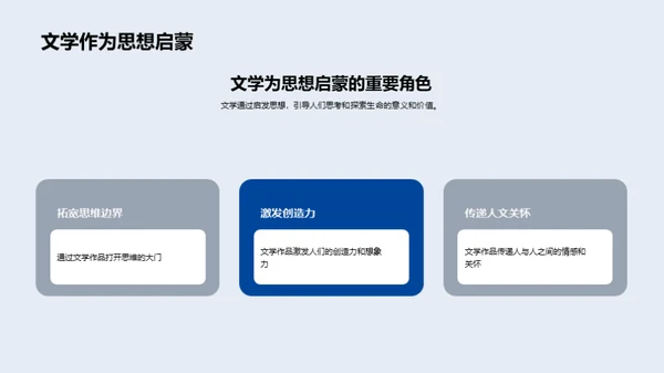 探索文学的生命力