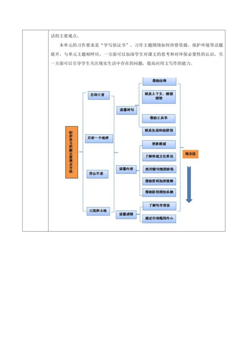 统编版六年级上册语文第六单元大单元教案