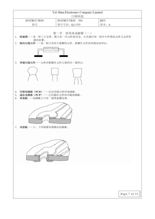 线路板品质检查指示PCBPCBA.docx