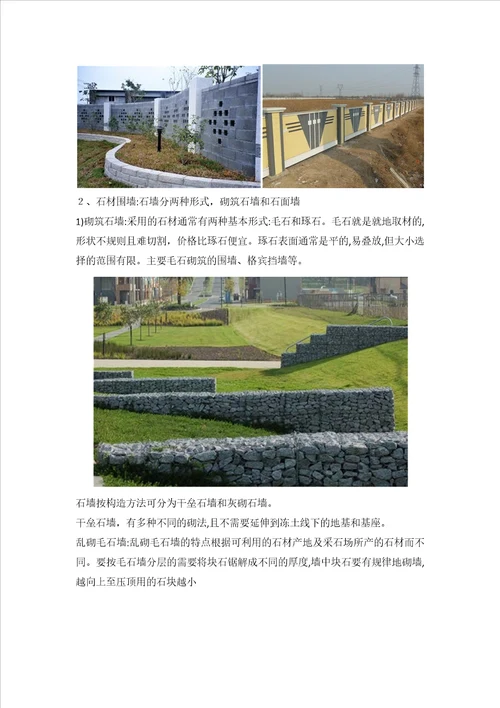 围墙专题研究