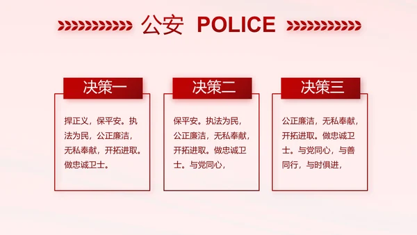 红色大气监狱警察工作计划动态PPT模板