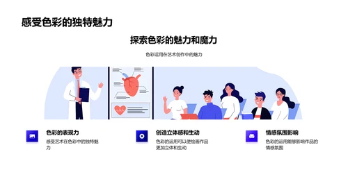 色彩运用教学PPT模板