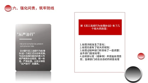 红色黑色简约商务合规风险管理PPT模板合规培训