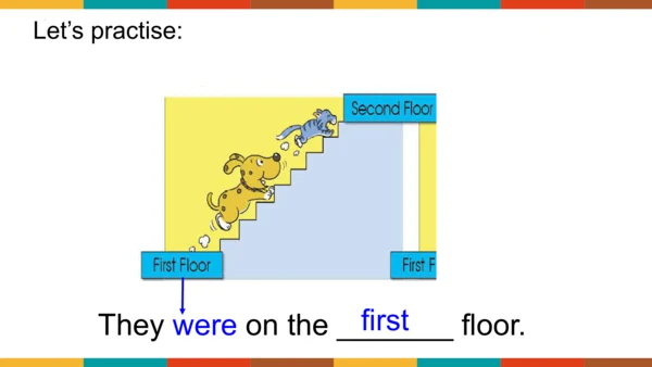 Module 10 Unit 1  Were you on the second floor第一课时