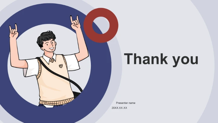 蓝色插画风团支书竞选