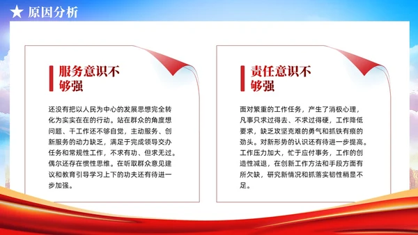 主题教育民主生活会个人对照检査材料党课PPT党建