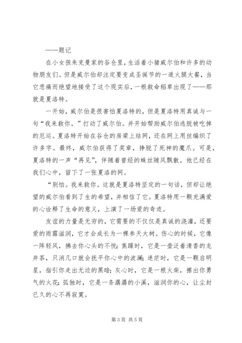 夏洛特的网观后感 (2).docx