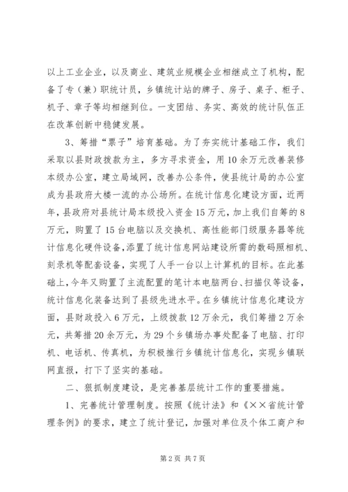 县统计巡查工作汇报材料.docx