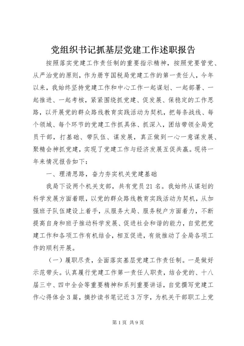 党组织书记抓基层党建工作述职报告 (11).docx