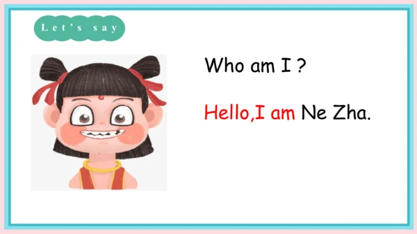 一年级英语上学期 Unit 1 Hello！Lesson 3 课件