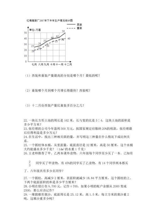 六年级小升初数学应用题50道附完整答案（精品）.docx