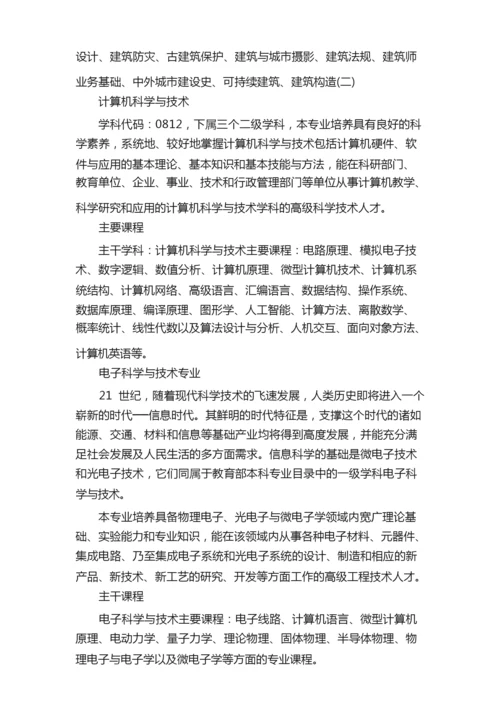 考研十大专业解析.docx