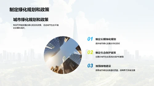 绿意盎然的城市未来
