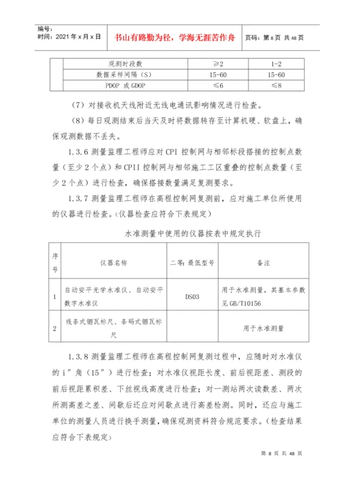 工程测量监理实施细则.docx