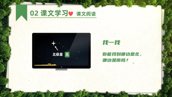 绿色简约实拍要是你在野外迷了路二年级语文下册说课PPT课件小学语文二年级下册课件