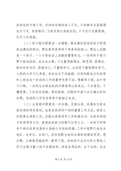 思想和组织的领导思想汇报.docx