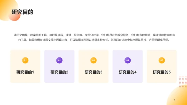 橙色简约教育文科毕业答辩PPT