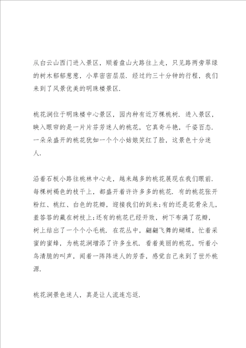 最美的风景六年级毕业作文6篇