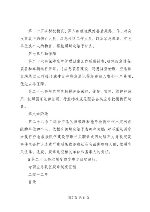 卫生应急队伍管理制度.docx