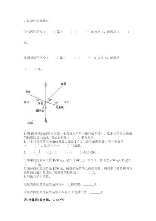 小升初数学期末测试卷（考点精练）.docx