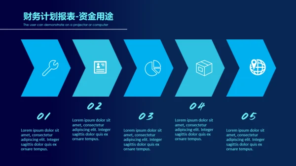 5G互联网创业大数据项目计划书通用PPT模板