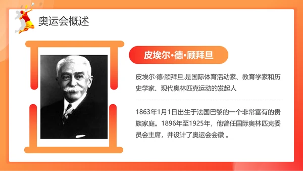 中国加油奥运精神羽毛球教育ppt模板