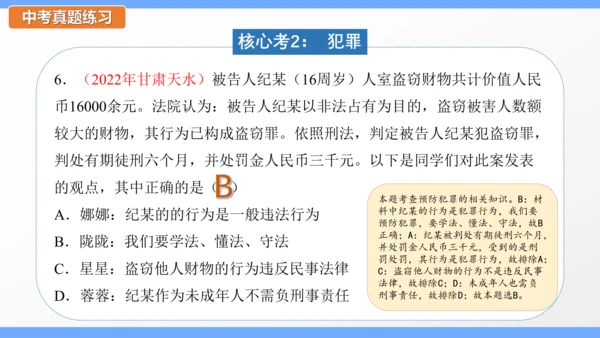 第五课 做守法的公民（考点串讲）复习课件（33张ＰＰＴ）