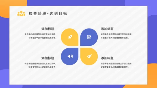 PDCA循环管理项目总结汇报通用PPT模板