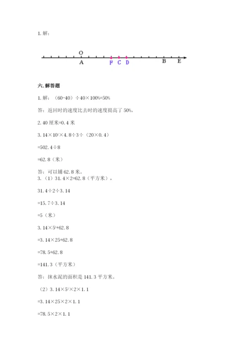 承德市兴隆县六年级下册数学期末测试卷精品.docx