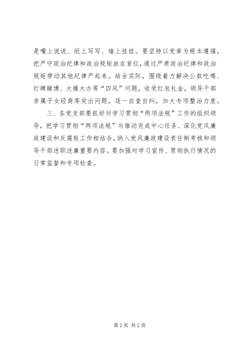 学院党委学习贯彻《准则》和《条例》情况报告 (2).docx