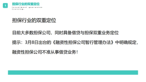投资担保公司培训通用PPT模板