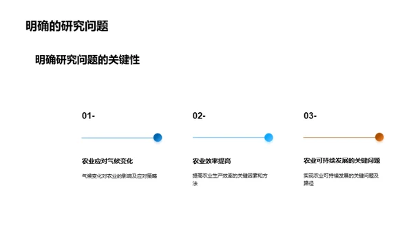 农业科研探索