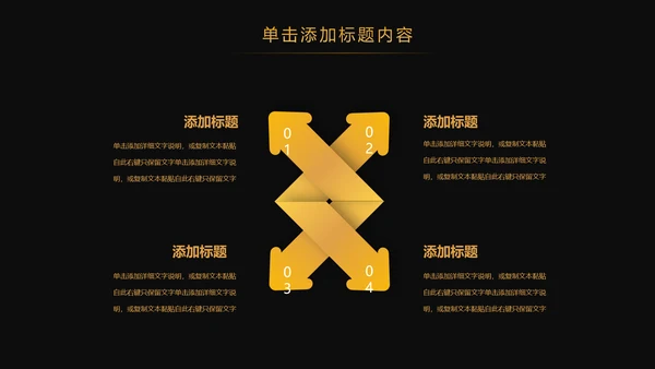 金色大气创业投资金融理财银行保险PPT模板
