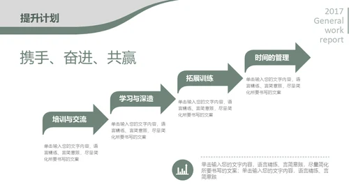 商务休闲年终工作总结通用PPT模板