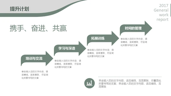 商务休闲年终工作总结通用PPT模板