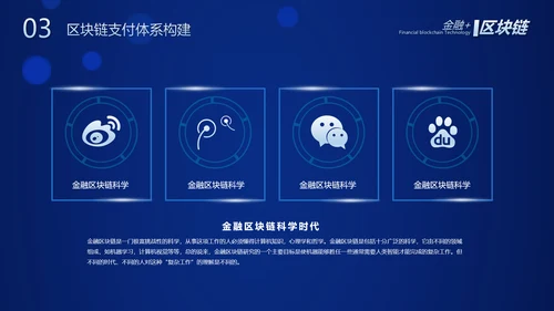 数字经济金融区块链货币PPT模板