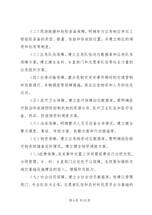 乡镇突发公共事件应急预案.docx