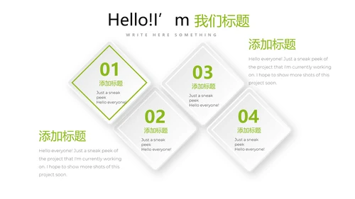 绿色时尚医疗学术报告动态PPT